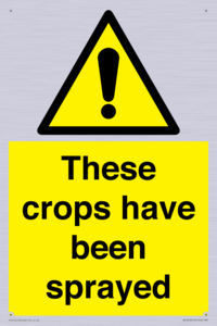 These crops have been sprayed
